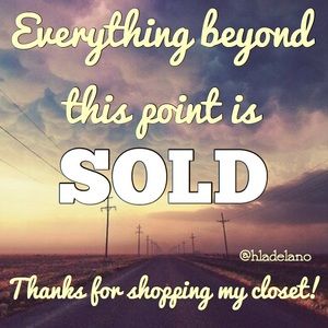 Thanks for shopping! All listings after this sold